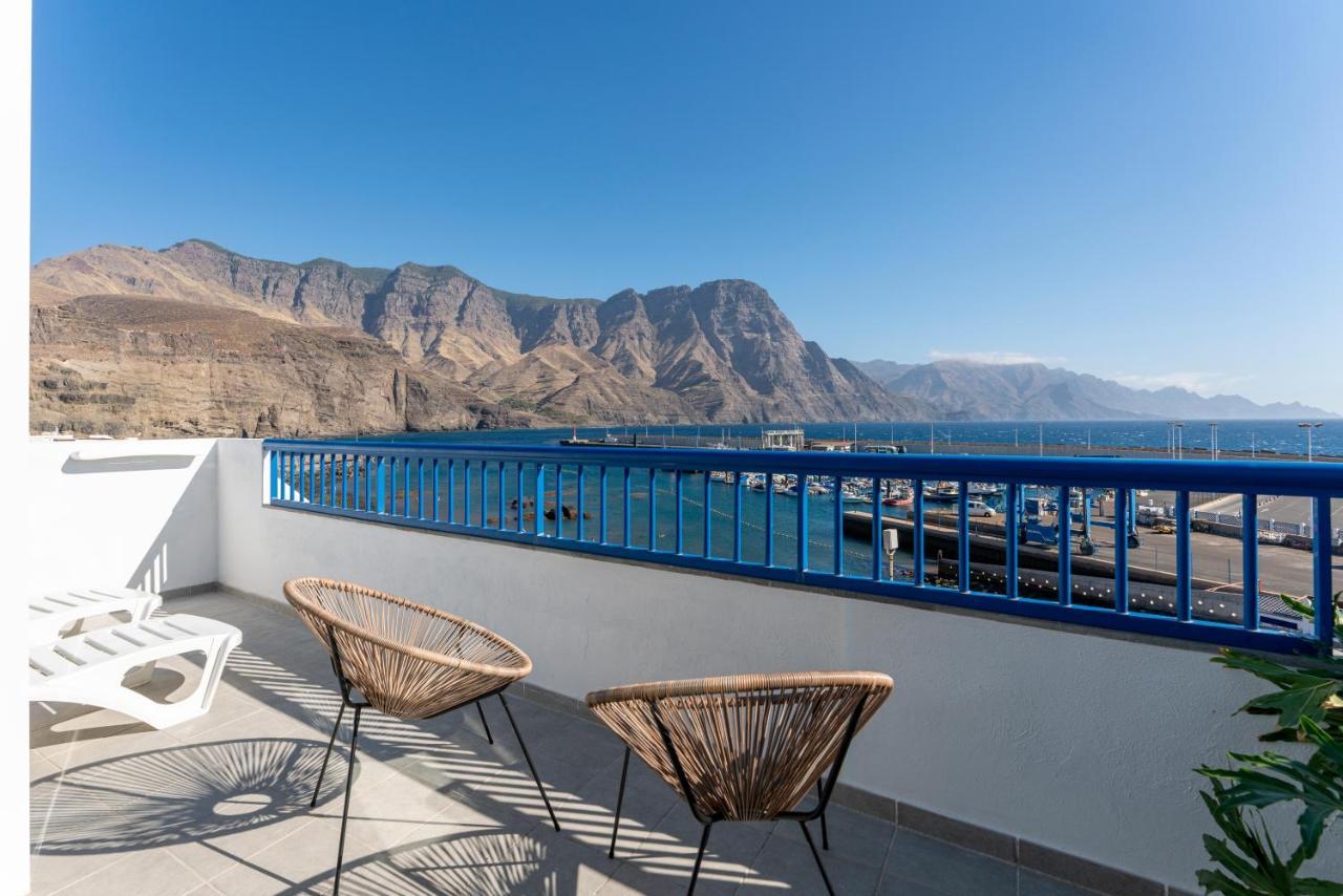 Agaete White&Blue Rooftop Bagian luar foto