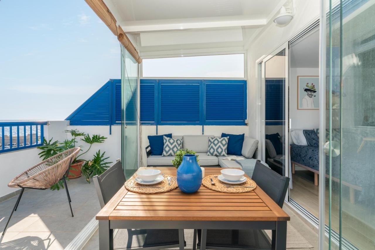 Agaete White&Blue Rooftop Bagian luar foto
