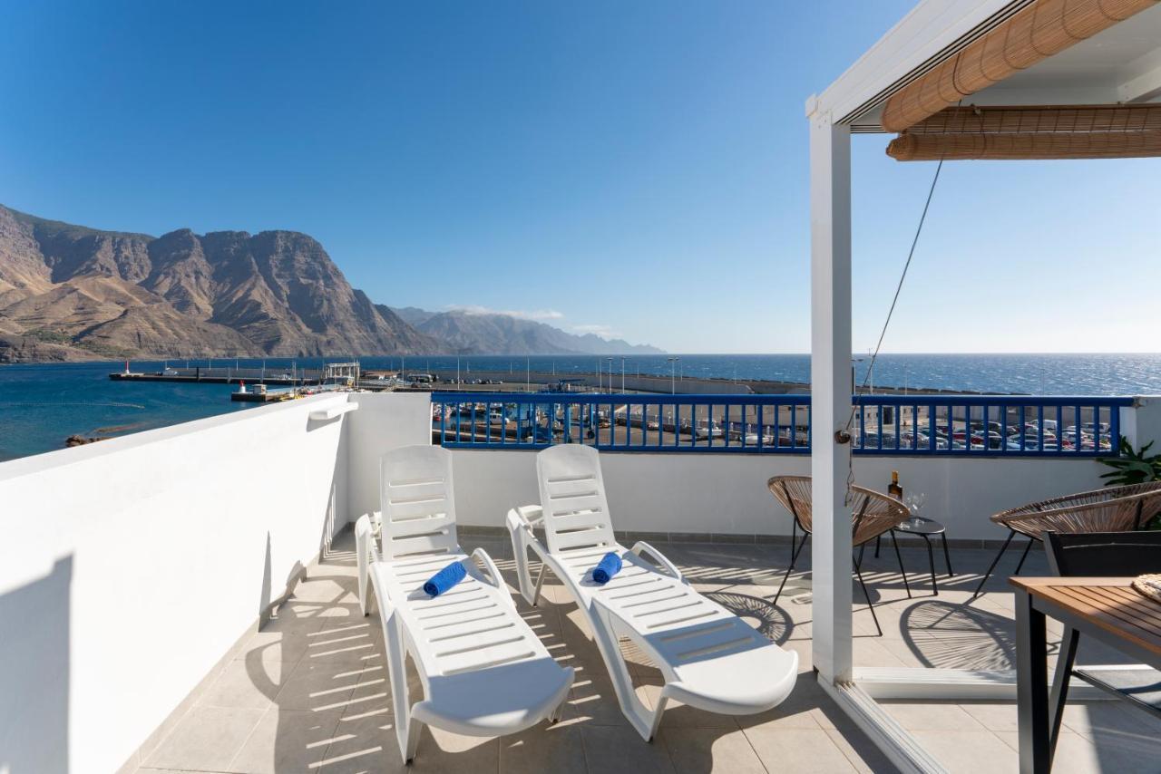Agaete White&Blue Rooftop Bagian luar foto