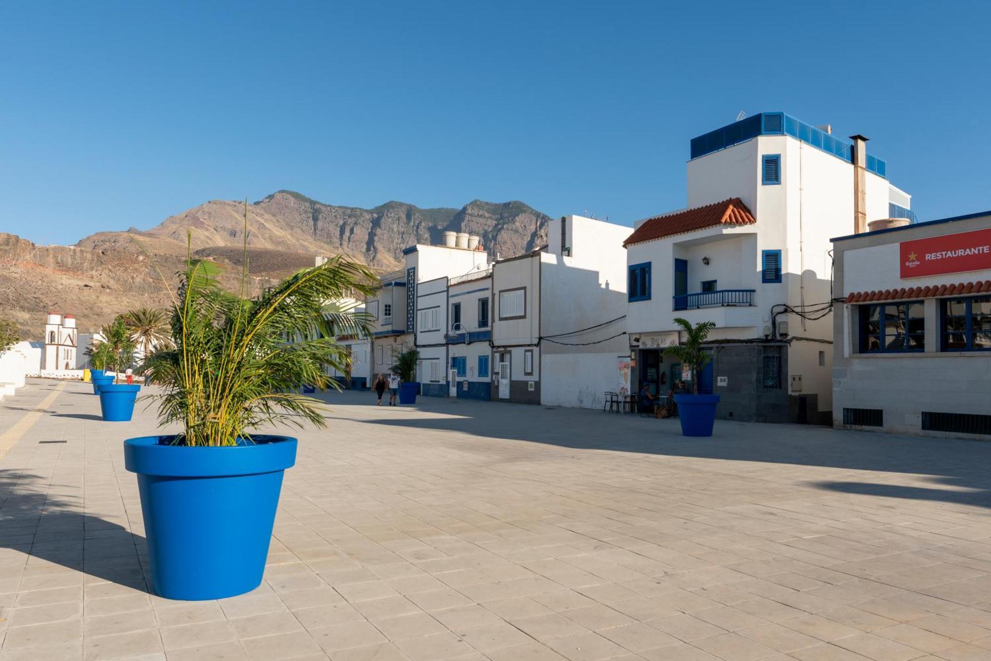 Agaete White&Blue Rooftop Bagian luar foto